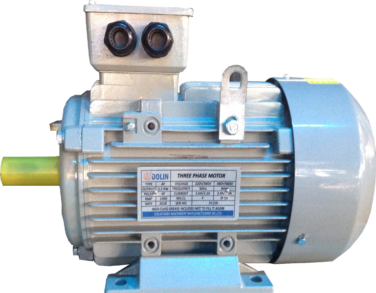 Electric motor three phase 2hp 720rpm